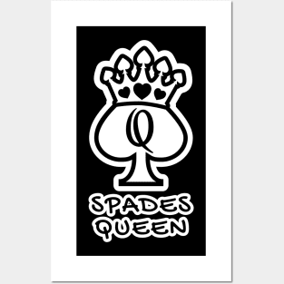 Spades Queen Posters and Art